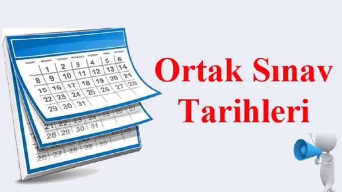 2. Dönem 2. Yazılı Ortak Sınav Takvimi